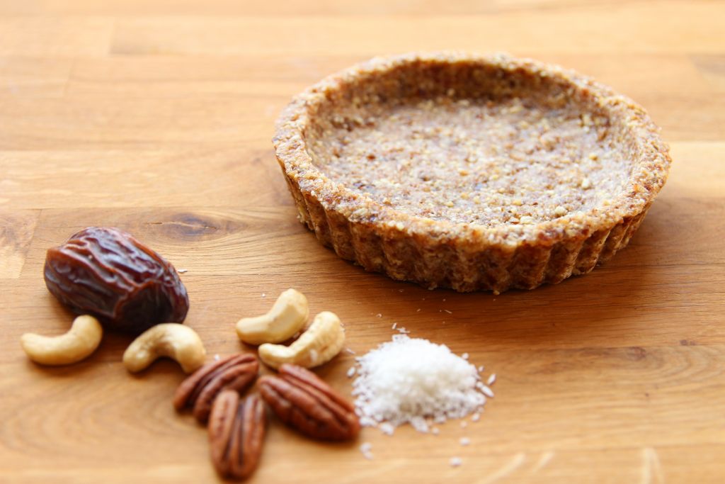 Raw Pie Crust Filled With Goodness - Let's Brighten Up
