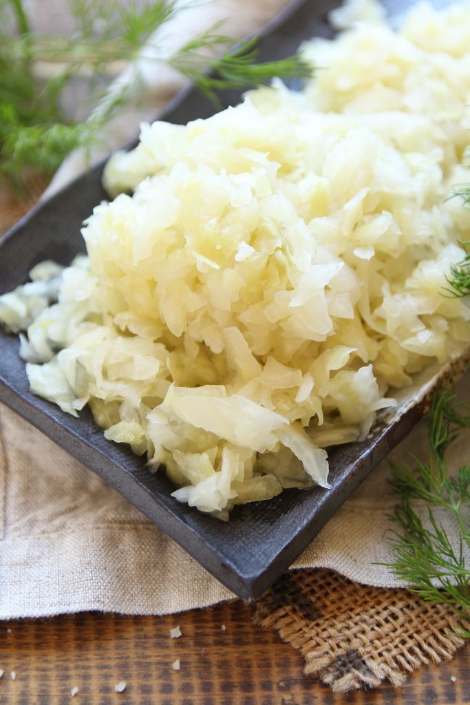 homemade sauerkraut