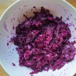 fermented purple cabbage