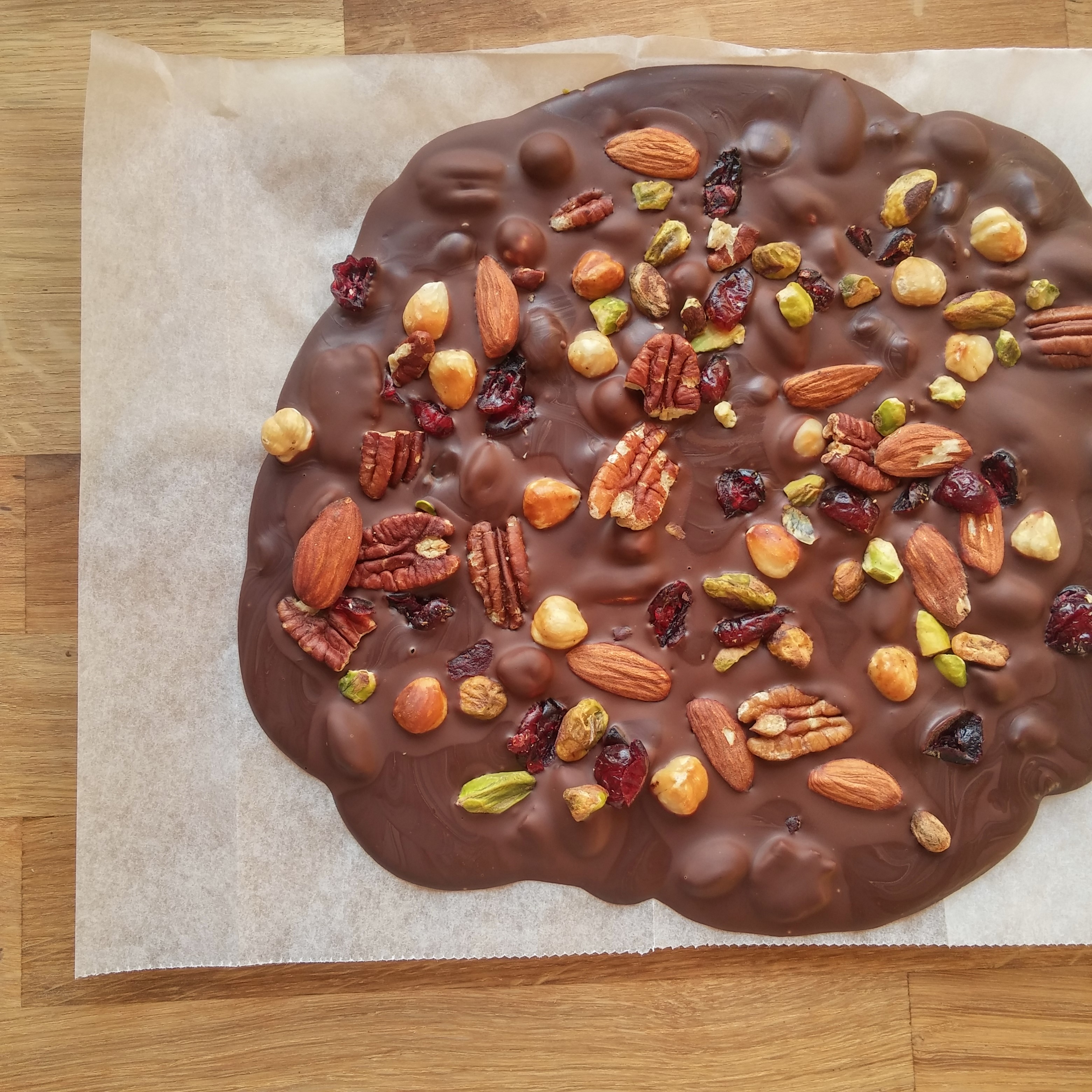 How To Make Homemade Chocolate Bark Let's Brighten Up