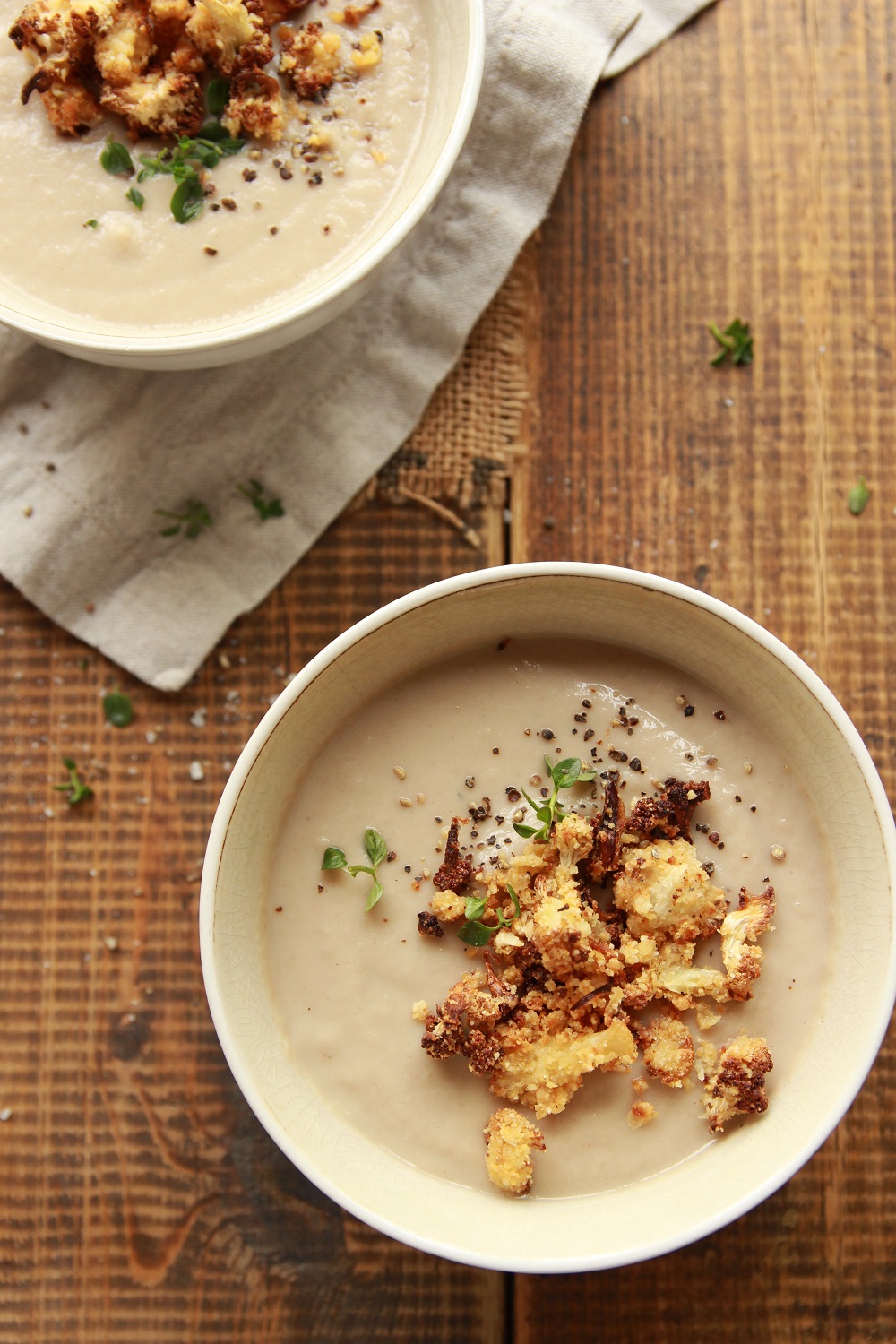 vegan cauliflower soup