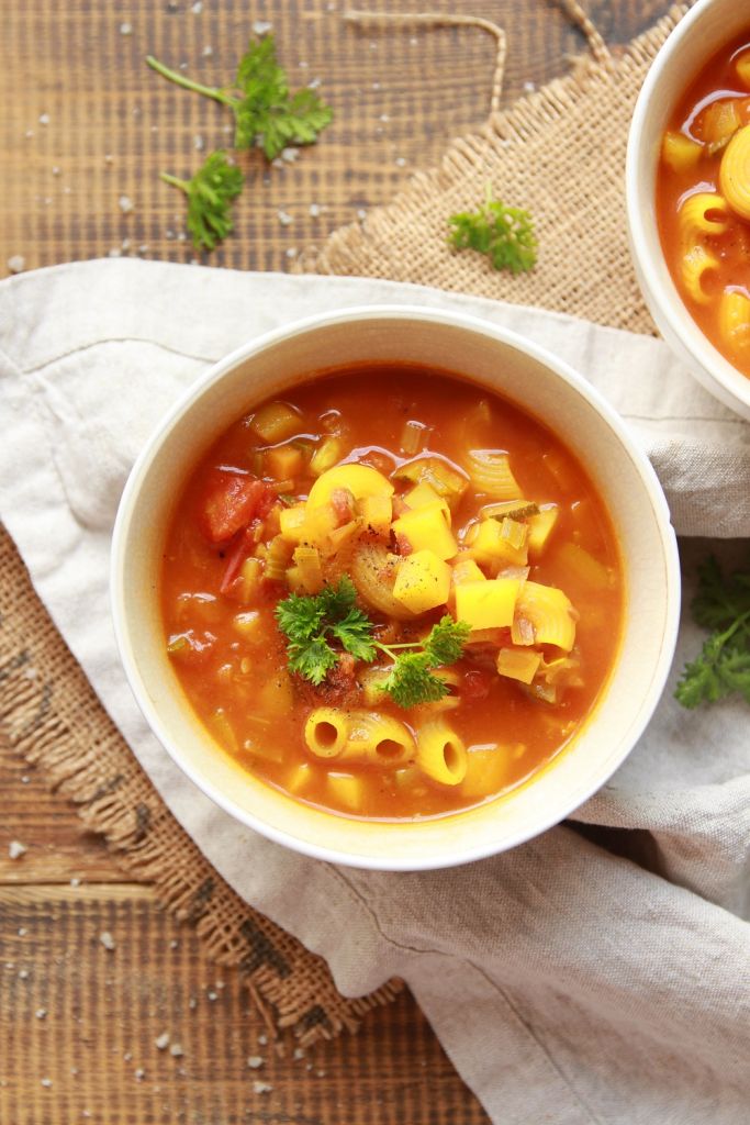 vegan minestrone soup