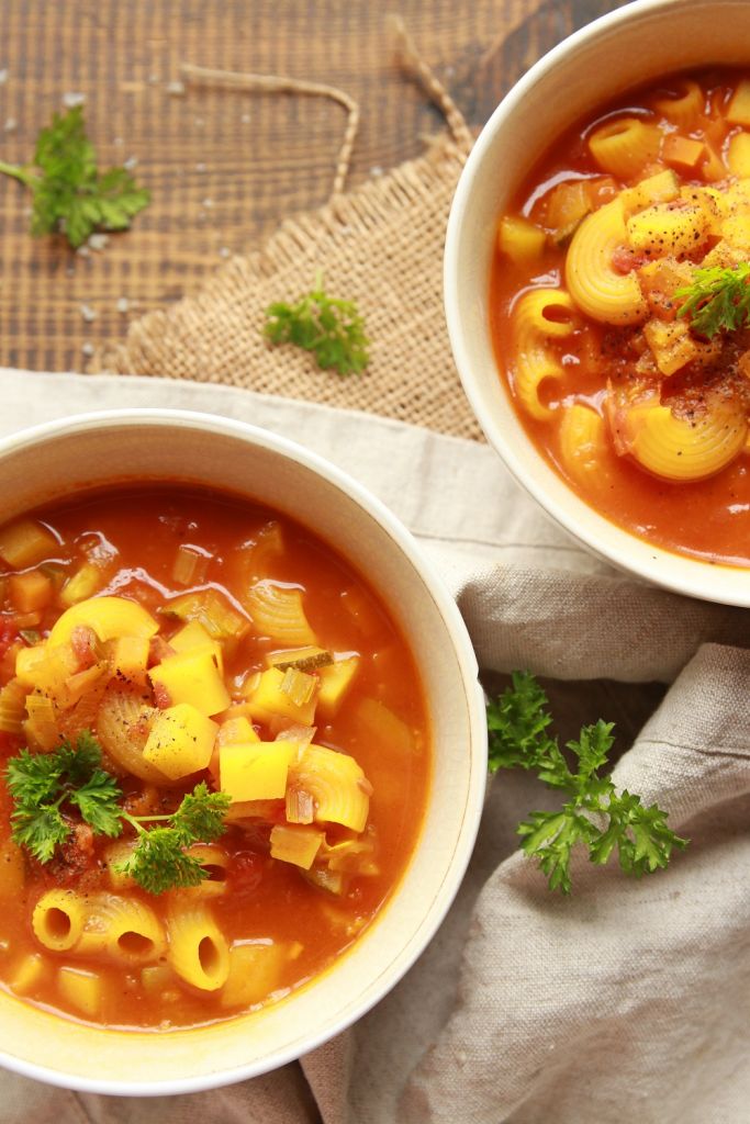 vegan minestrone soup