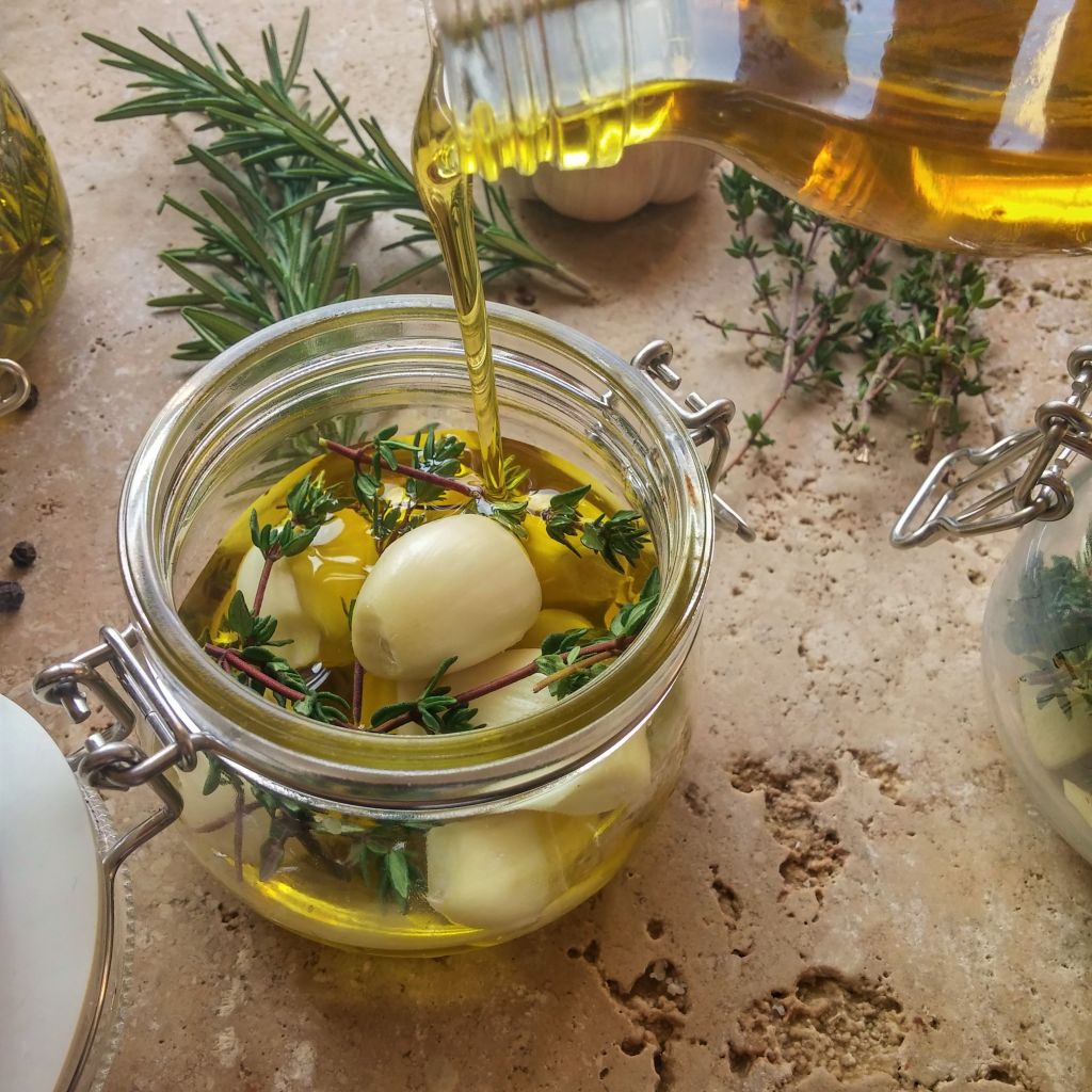 garlic infused olive oil