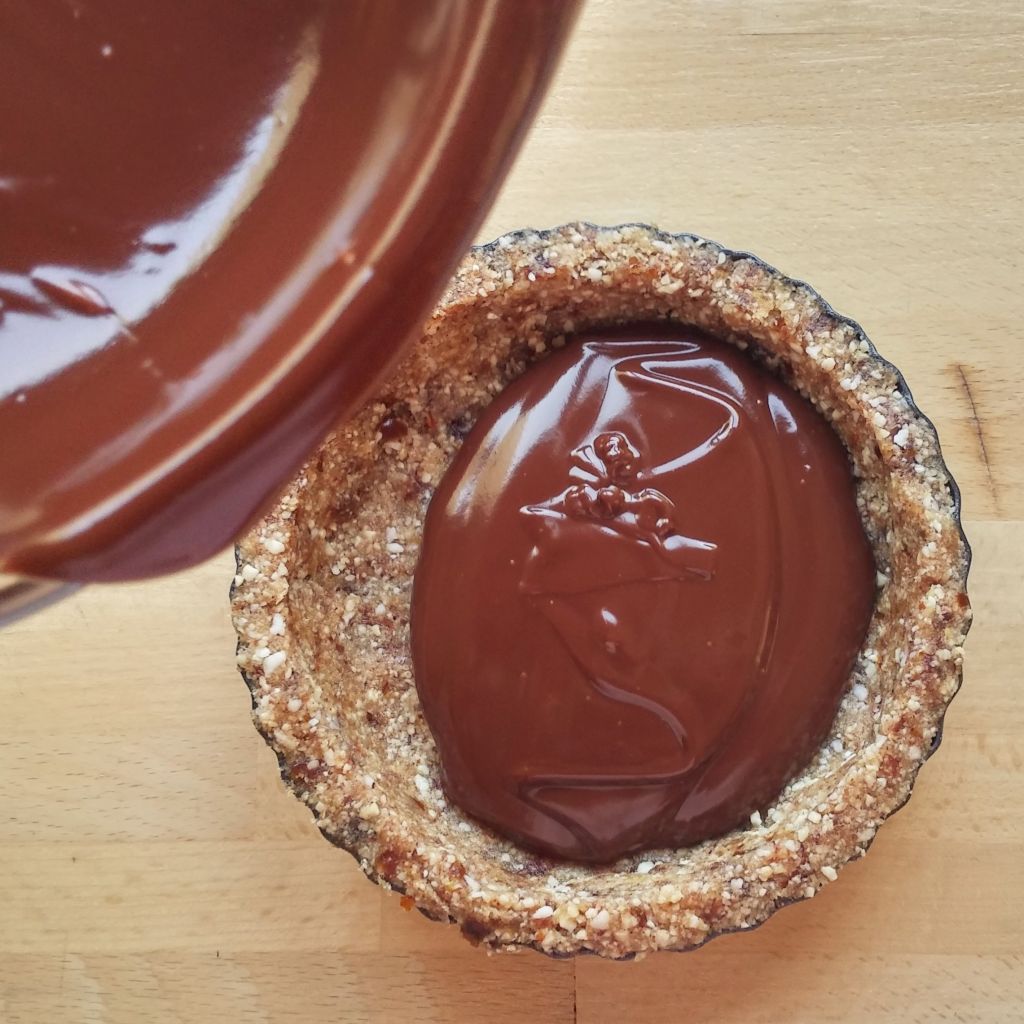 vegan chocolate tart