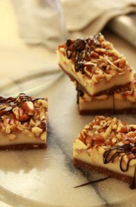 no bake pecan bars