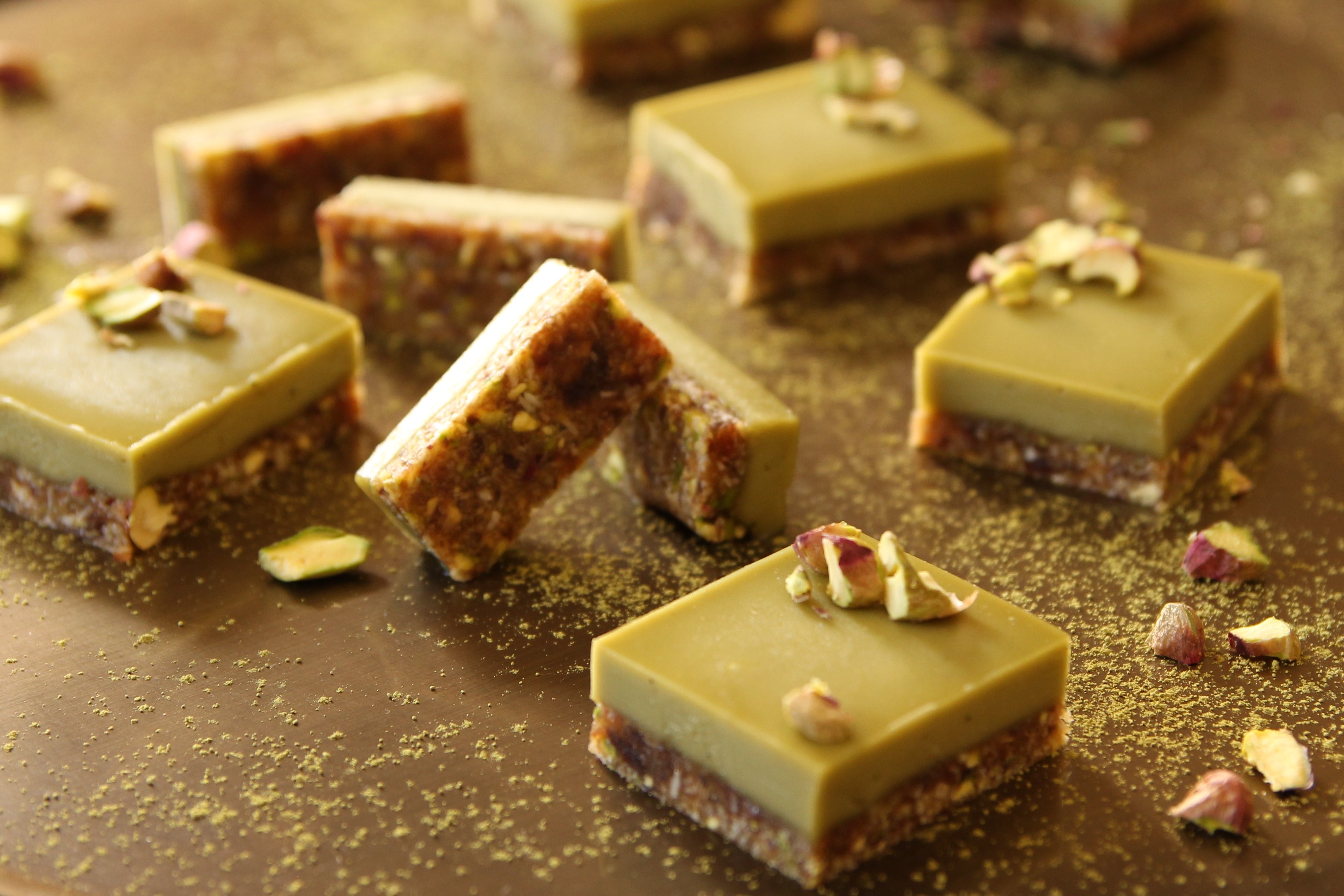 matcha slice bars