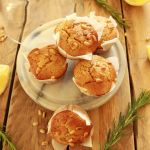 lemon and rosemary muffins