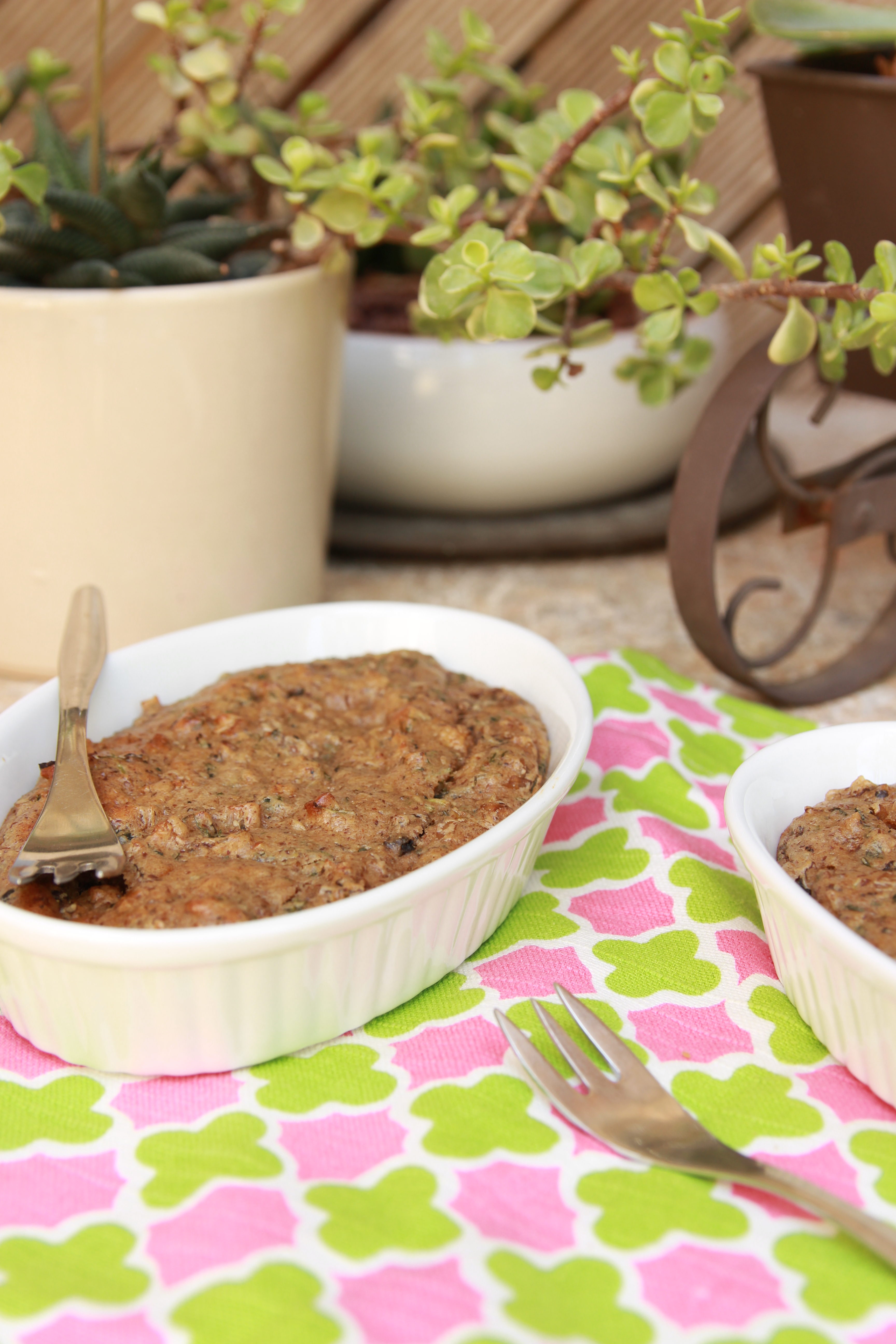 crustless mushroom quiche