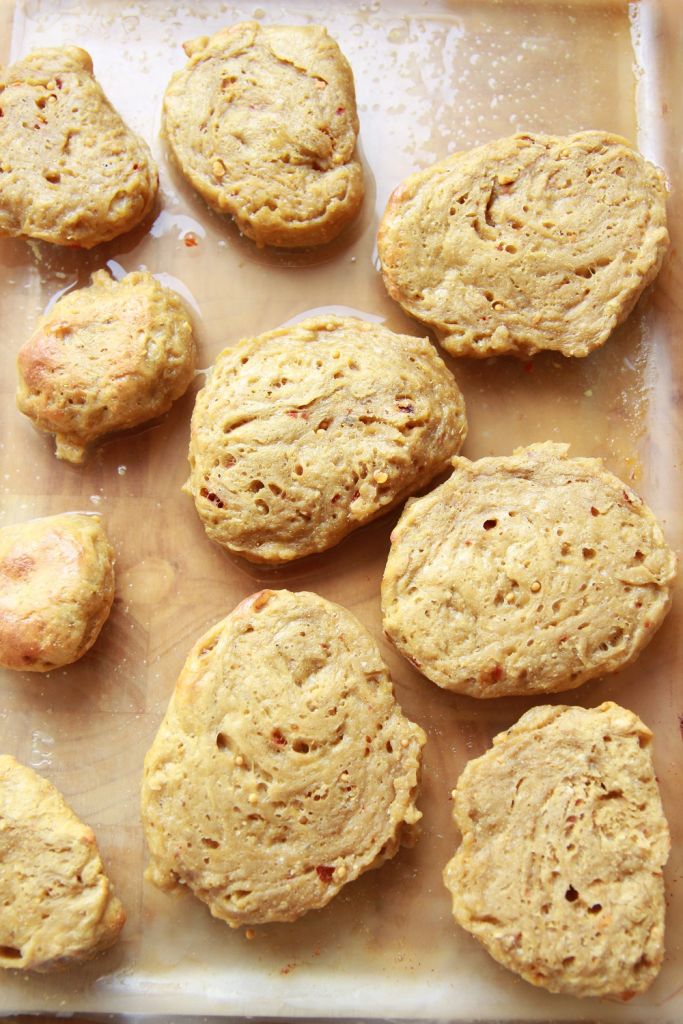 Baked Homemade Seitan With Peanut Butter Curry! - Let's Brighten Up