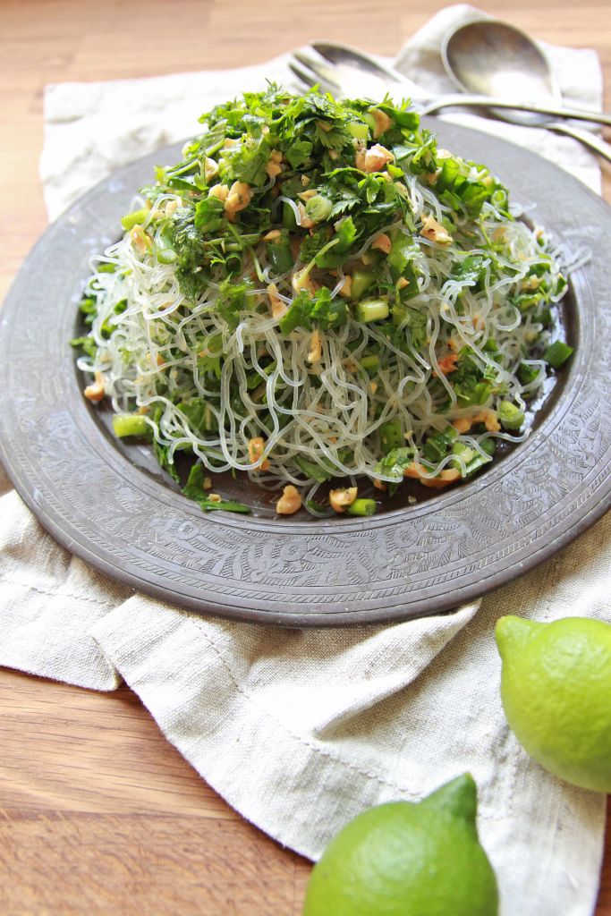 glass noodle salad