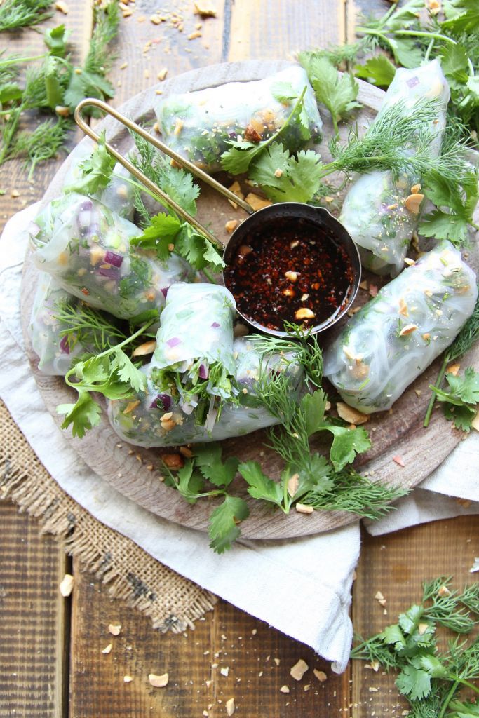 vegan summer rolls