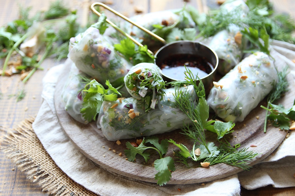 vegan summer rolls