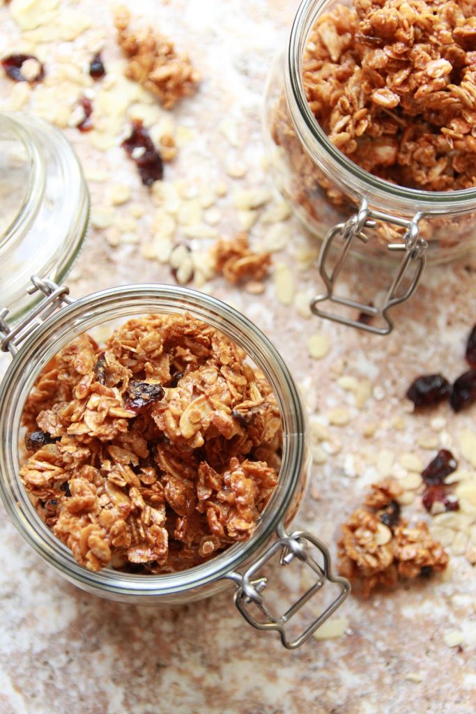 puffed rice granola