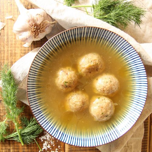 vegan matzo balls