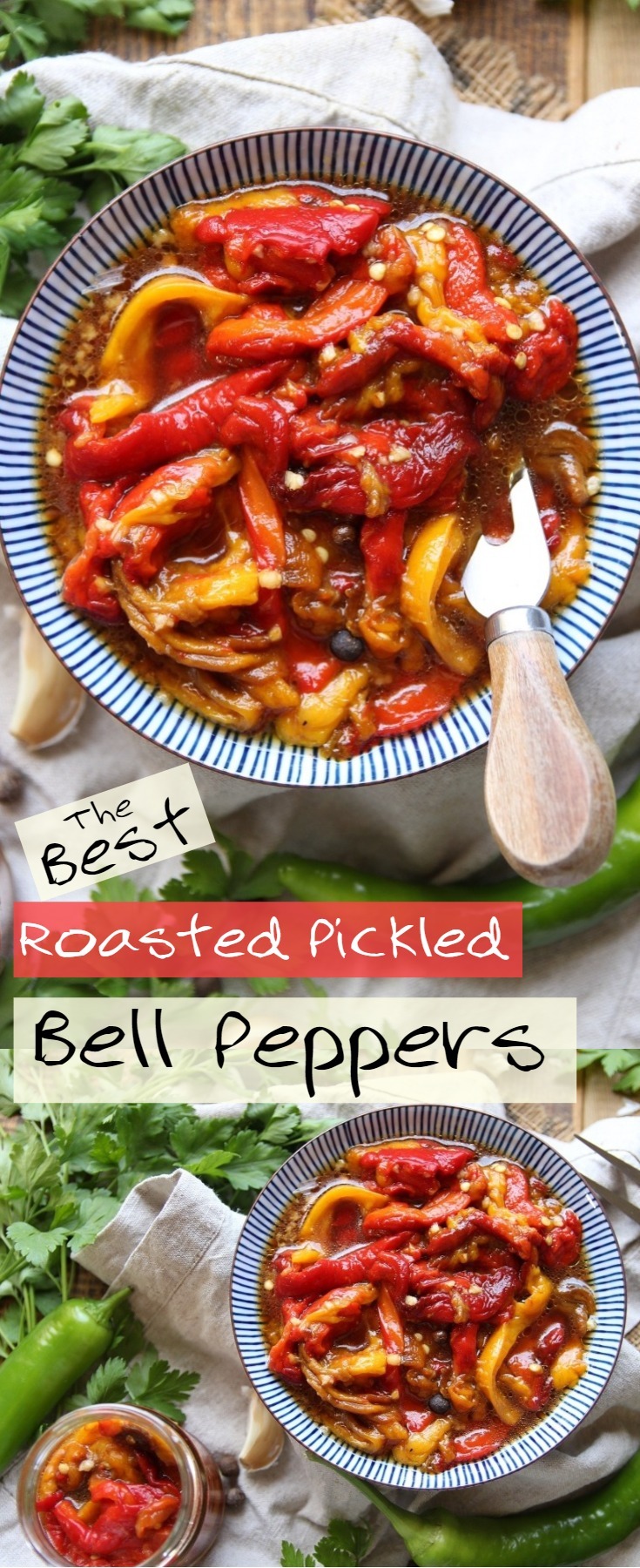 Roasted Pickled Peppers