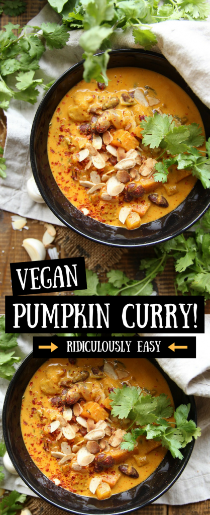 Easy Vegan Pumpkin Curry - 30 Minute Meals! - Let's Brighten Up