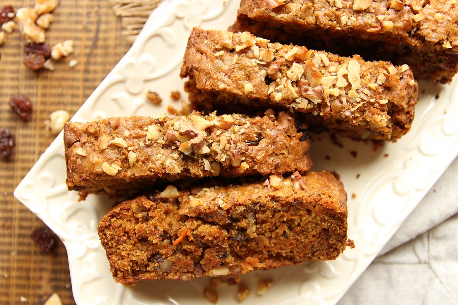 Classic Vegan Carrot Cake Loaf Let s Brighten Up
