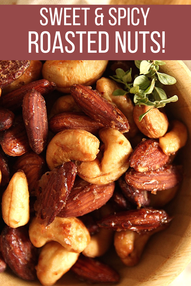 Roasted Mixed Nuts with Spiced Maple Glaze