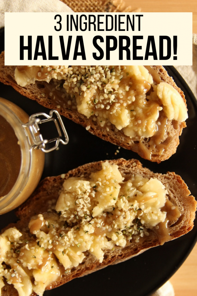 3 ingredient halva spread 